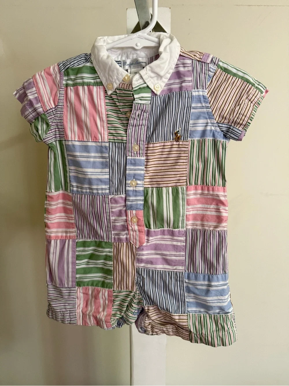 Ralph Lauren Patchwork Romper
